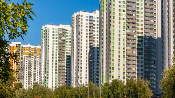 Санкт Петербург Россия Июля 2021 Года Многоэтажные Современные Жилые Здания — стоковое фото