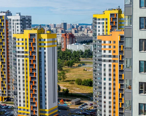 Санкт Петербург Россия Июля 2021 Года Многоэтажные Современные Жилые Здания — стоковое фото