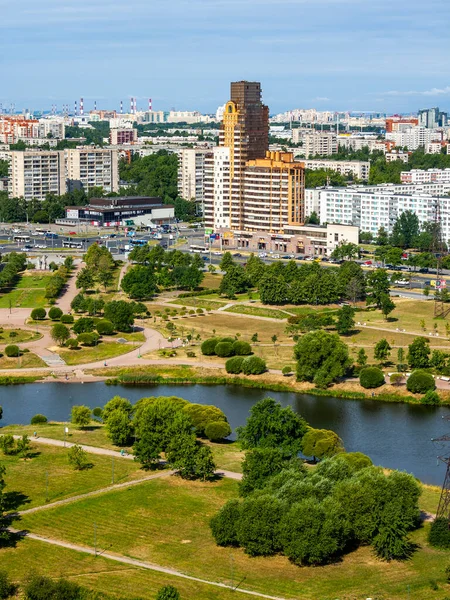 Sankt Petersburg Russland Juli 2021 Mehrgeschossige Moderne Wohngebäude — Stockfoto