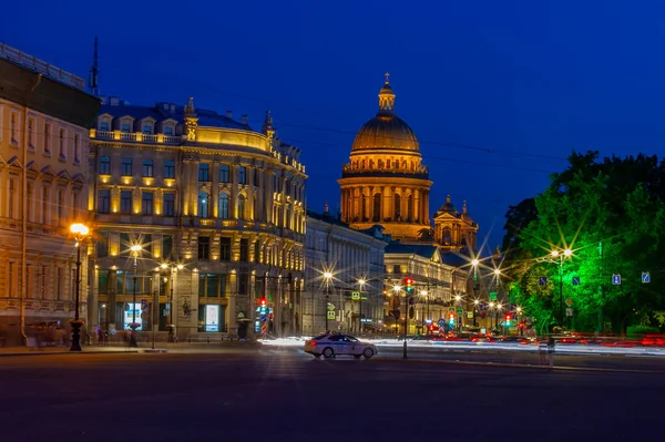 San Pietroburgo Russia Luglio 2021 Città Serata — Foto Stock
