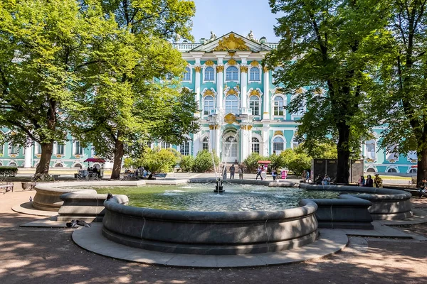Petrohrad Rusko Července2021 Jednou Hlavních Atrakcí Města Budova Státního Muzea — Stock fotografie
