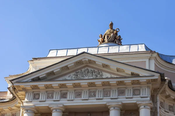 Petersburg Russia July 2021 Fragment Facade Building Historical Part City — Stock Photo, Image