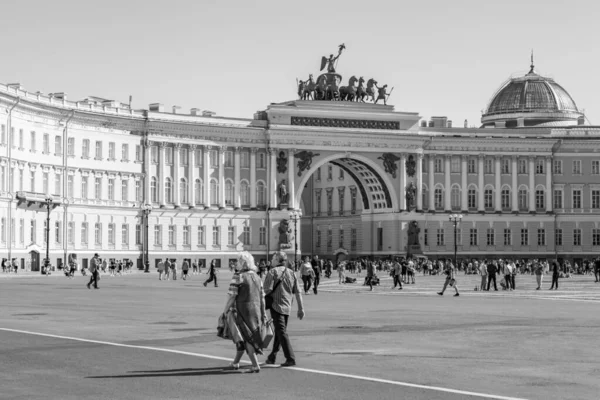 Petersburg Russia July 2021 View Street Historical Part City Arch — Stock Photo, Image