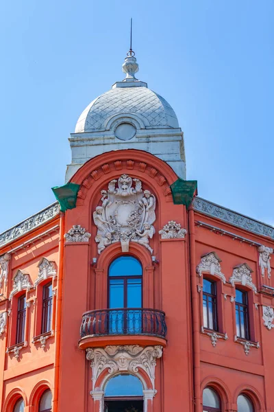 San Petersburgo Rusia Julio 2021 Fragmento Fachada Edificio Parte Histórica — Foto de Stock