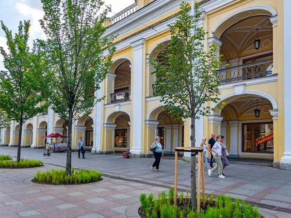 Sankt Petersburg Ryssland Juli 2021 Nevsky Utsikter Huvudgatan Staden — Stockfoto