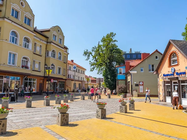 Zelenogradsk Rússia Junho 2021 Conjunto Arquitectónico Avenida Kurortniy — Fotografia de Stock