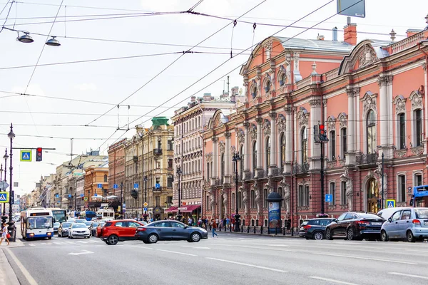 San Petersburgo Rusia Julio 2021 Nevsky Prospecto Calle Principal Ciudad — Foto de Stock