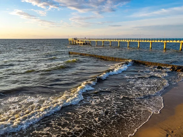 Paesaggio Marino Con Linea Orizzonte Sfondo Della Natura — Foto Stock