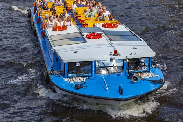 Petersburg Russia July 2021 View Fontanka River Its Picturesque Embankments — Stock Photo, Image