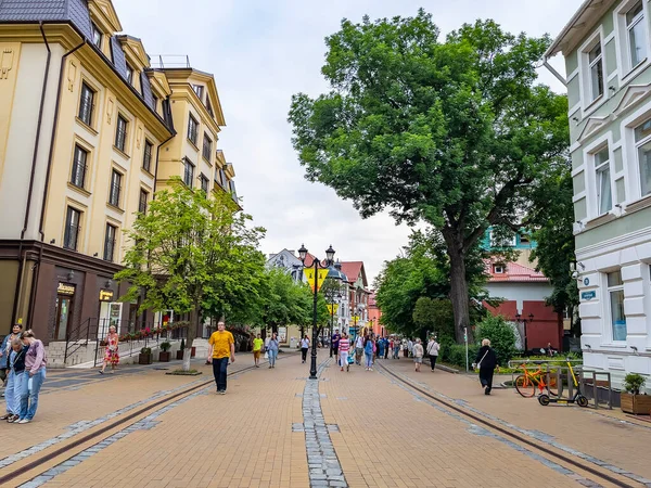 Zelenogradsk Rusya Haziran 2021 Kurortniy Caddesi Nin Mimari Topluluğu — Stok fotoğraf