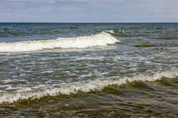 水平線と海の風景 自然背景 — ストック写真