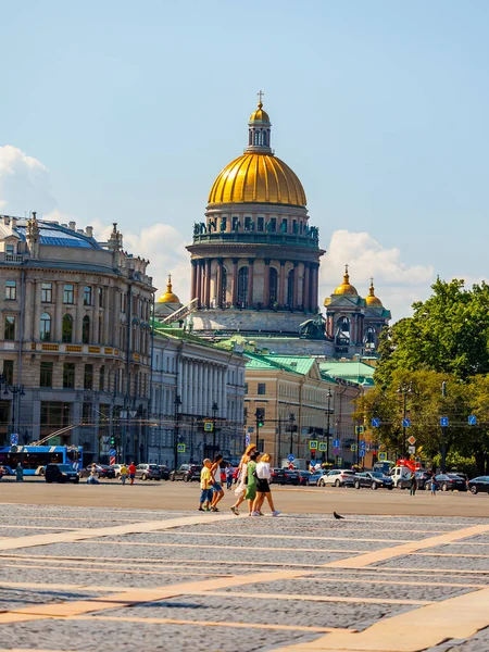 Petersburg Russia July 2021 View Street Historical Part City — Stock Photo, Image