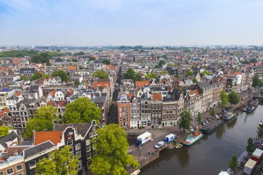 Amsterdam, Hollanda, üzerinde 10 Temmuz 2014. westerkerk anket platformu üzerinden kenti