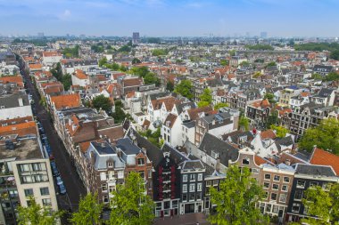 Amsterdam, Hollanda, üzerinde 10 Temmuz 2014. westerkerk anket platformu üzerinden kenti