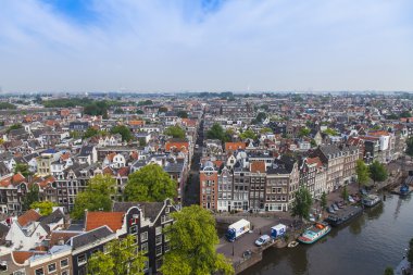 Amsterdam, Hollanda, üzerinde 10 Temmuz 2014. westerkerk anket platformu üzerinden kenti