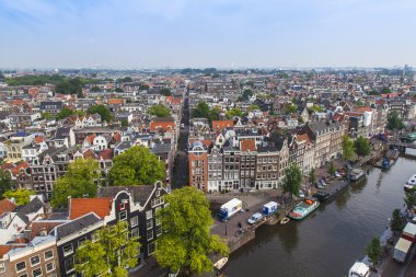 Amsterdam, Hollanda, üzerinde 10 Temmuz 2014. westerkerk anket platformu üzerinden kenti