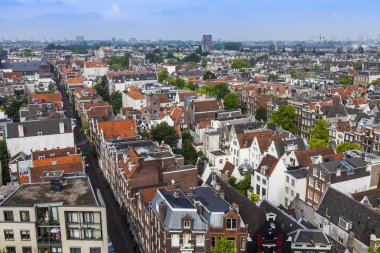 Amsterdam, Hollanda, üzerinde 10 Temmuz 2014. westerkerk anket platformu üzerinden kenti