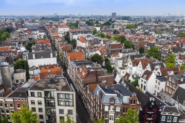 Amsterdam, Hollanda, üzerinde 10 Temmuz 2014. westerkerk anket platformu üzerinden kenti