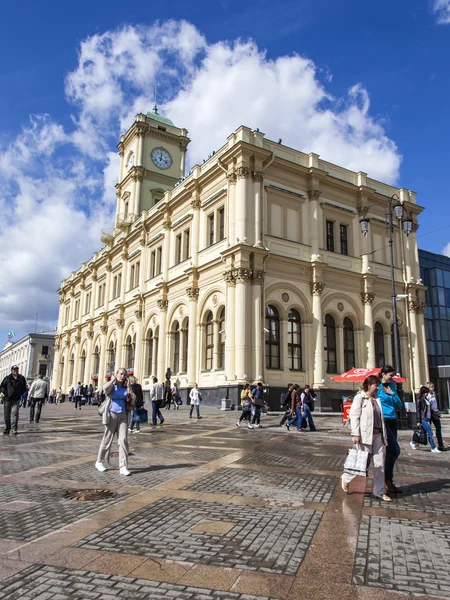 Moskou, Rusland, op augustus 26, 2014. lenigradsky station — Stockfoto