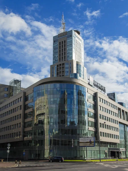 Moscú, Rusia, 30 de agosto de 2014. Arquitectura típica de las calles de la ciudad — Foto de Stock