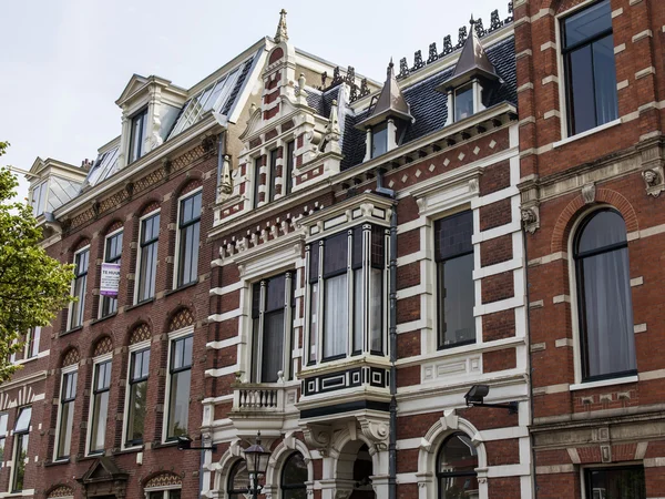 Haarlem, Países Bajos, 11 de julio de 2014. Detalles arquitectónicos típicos —  Fotos de Stock