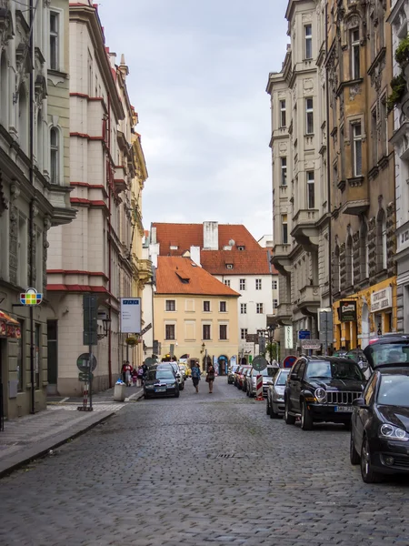 Prague, Republika Czeska, 10 lipca 2010 roku. widok na miasto — Zdjęcie stockowe