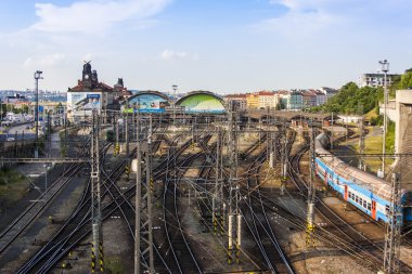 Prague, Çek Cumhuriyeti, 5 Temmuz, 2010. parçaları Ana İstasyonu