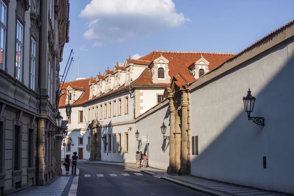 Prague, Republika Czeska, 10 lipca 2010 roku. widok na miasto — Zdjęcie stockowe