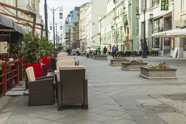 モスクワ、ロシア、2014 年 9 月 9 日に。ダウンタウンの歩行者ゾーンです。クズネツキー ブリッジ ・ ストリート — ストック写真