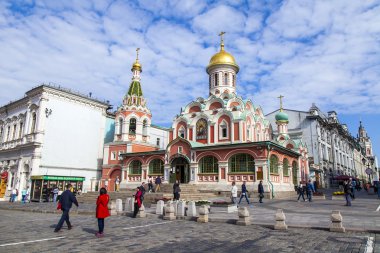 Moscow, Rusya Federasyonu, 9 Eylül. Kilise iversky kapısında