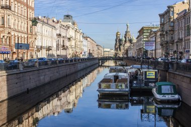 St. petersburg, Rusya Federasyonu-15 Ekim 2011 tarihinde. tipik kentsel görünümü. setin.