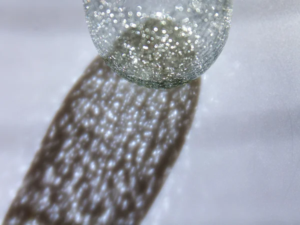 Kristal vazo ve bu gölge — Stok fotoğraf