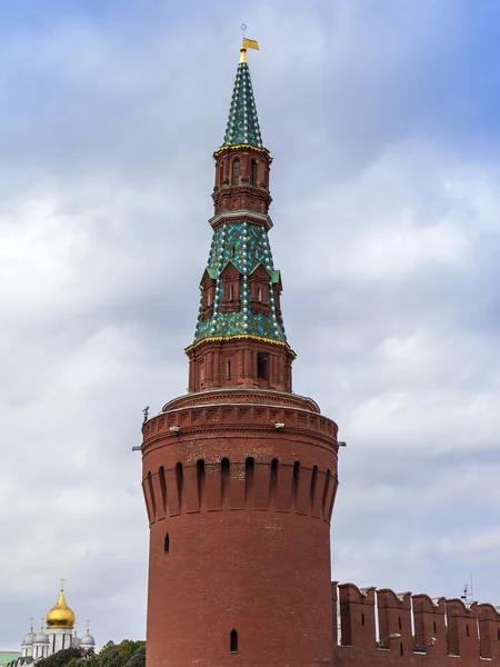 Moscú, Rusia, 23 de septiembre de 2014. Torre Beklemishevsky del Kremlin de Moscú — Foto de Stock