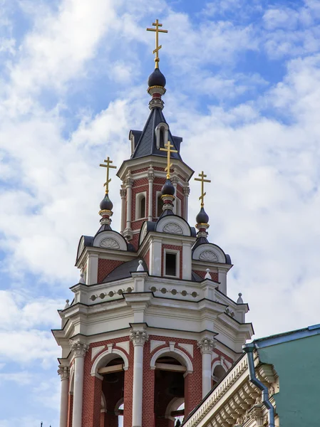 Moscow, Russia, on September 23, 2014. Architectural details of the orthodox temple — Stock Photo, Image