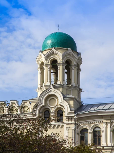 Moscou, Rússia, em 23 de setembro de 2014. Detalhes arquitetônicos do templo ortodoxo — Fotografia de Stock