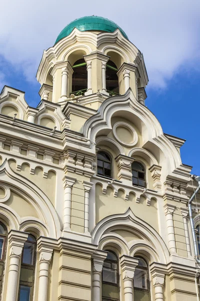 Moscou, Rússia, em 23 de setembro de 2014. Detalhes arquitetônicos do templo ortodoxo — Fotografia de Stock