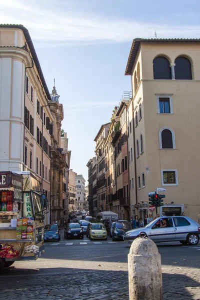 Řím, Itálie, 10. října 2012. typický městský pohled — Stock fotografie