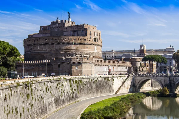 Roma, Itália, em 10 de outubro de 2012. Castelo do Anjo Sagrado — Fotografia de Stock