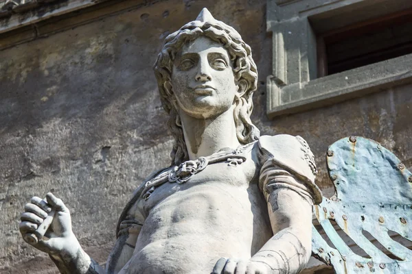 Rome, Italy, on October 10, 2012. A figure Angel in the Castle of the Sacred Angel — Stock Photo, Image