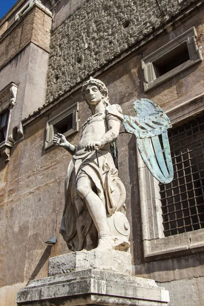 Rome, Italy, on October 10, 2012. A figure Angel in the Castle of the Sacred Angel — Stock Photo, Image