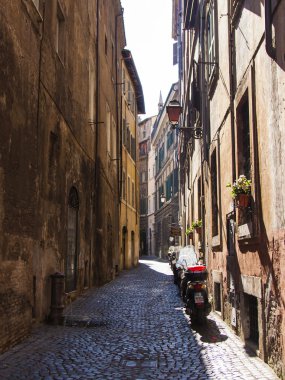 Roma, İtalya, 10 Ekim 2012 tarihinde. tipik kentsel görünümü