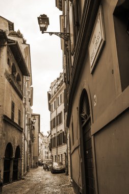 10 Ekim 2013 tarihinde, Roma, İtalya. Tipik kentsel görünümü