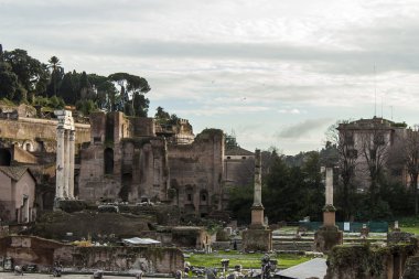 21 Şubat 2010 tarihinde, Roma, İtalya. Antik Harabeleri