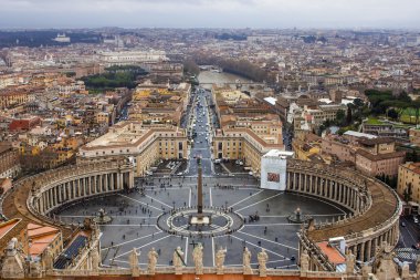 22 Şubat 2010 tarihinde, Roma, İtalya. St. Peter's Cathedral anket platformu üzerinden kenti