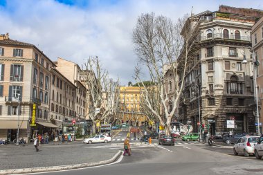 21 Şubat 2010 tarihinde, Roma, İtalya. Tipik kentsel görünümü