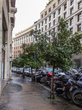 21 Şubat 2010 tarihinde, Roma, İtalya. Tipik kentsel görünümü