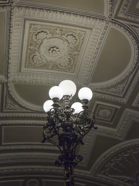 2 Kasım 2014 tarihinde, St Petersburg, Rusya. Maryinsky Tiyatrosu, iç detaylar