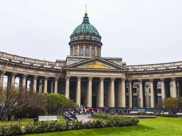 St. petersburg, russland, am 3. november 2014. cathedral kazan — Stockfoto