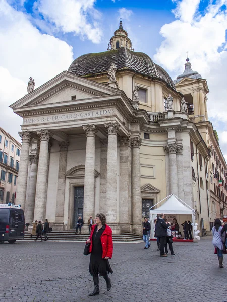 Rom, Italien, den 21 februari, 2010. Typiska urban Visa — Stockfoto