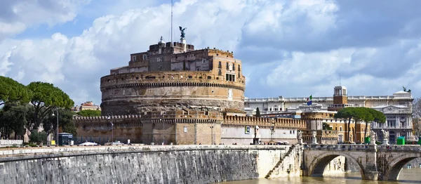 Rom, Italien. Slottet av heliga ängel — Stockfoto